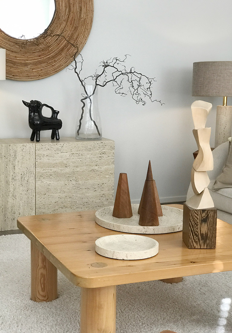 Small Travertine Tray by Di Rosa and Giusti for Up&Up