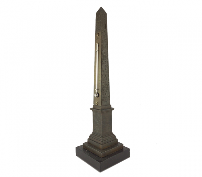 Grand Tour Egyptian Obelisk Thermometer