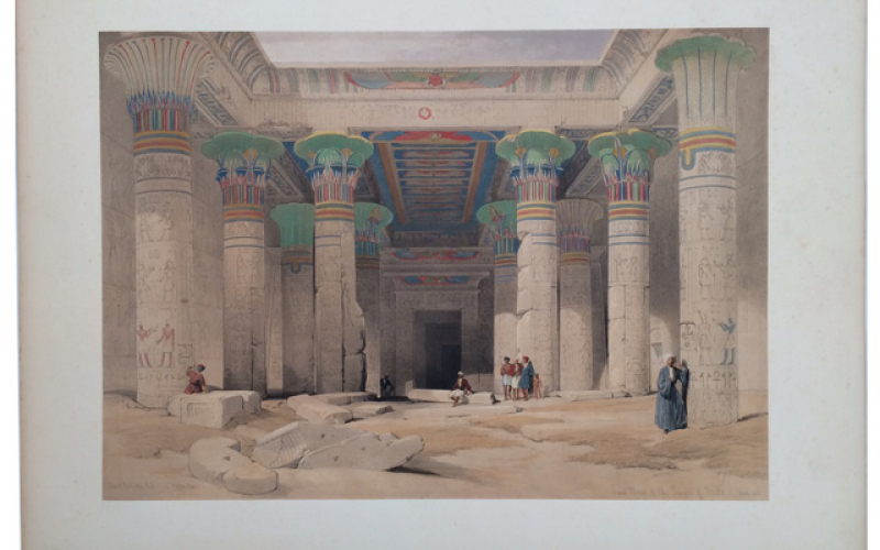 David Roberts Deluxe Edition Grand Portico of the Temple of Philae