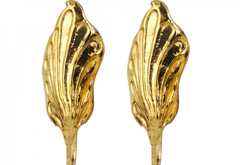 Pair of leafs sconces by Tomasso Barbi