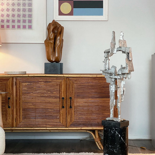 Abstract Wooden Sculpture
