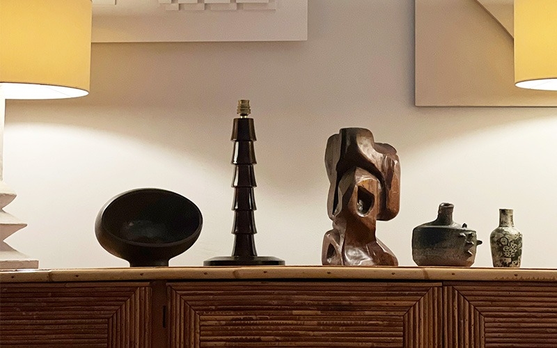 Abstracted French Wooden Sculpture