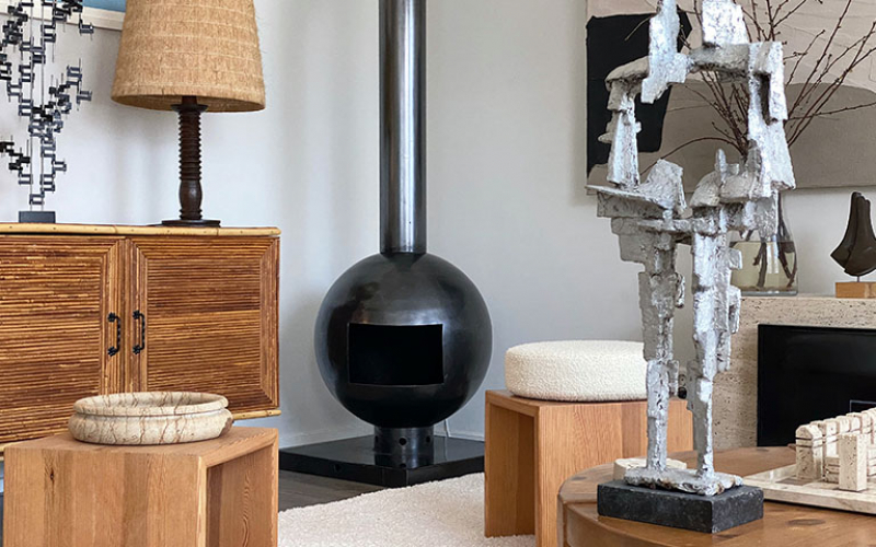Dries Kreijkamp Spherical Fireplace