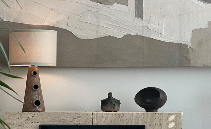 French Ceramic Lamp