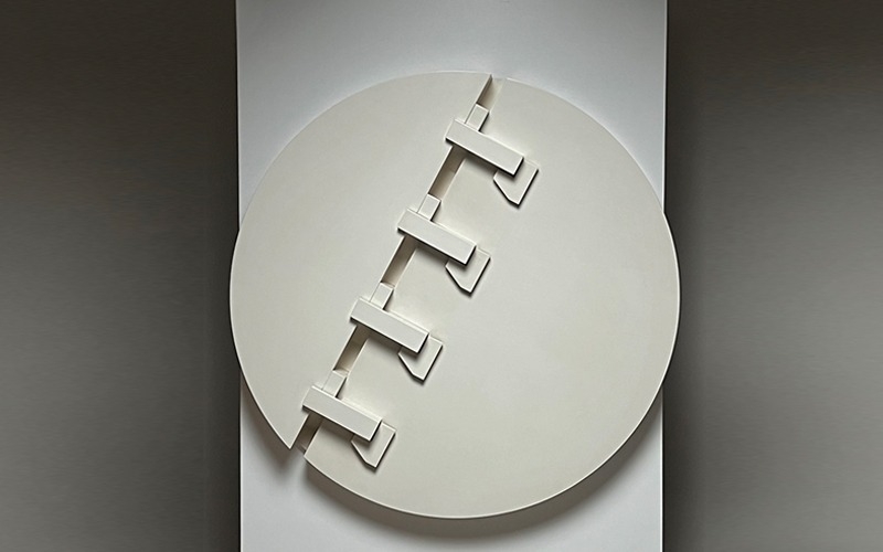 Henk Bouwer zero art wood relief 1971