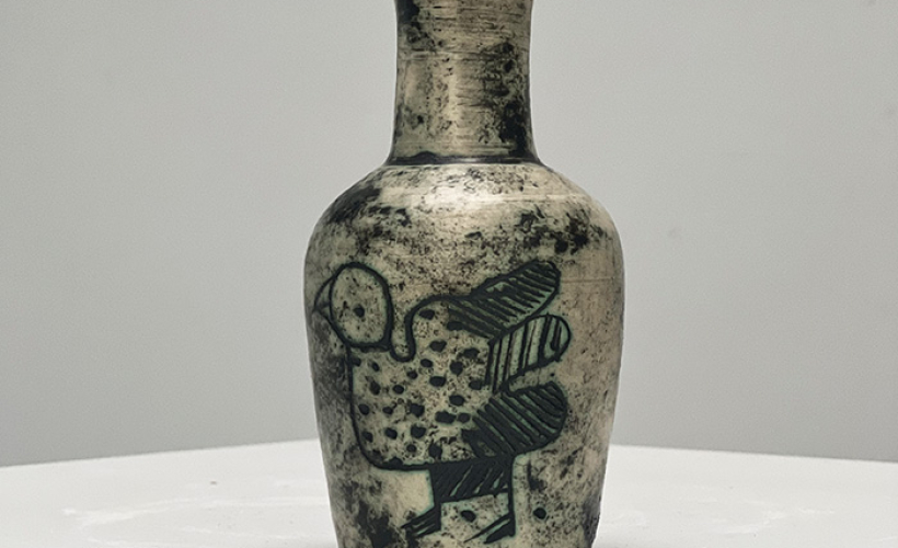 レア Jacques Blin ceramic フランス /リュエラン ペリアン Jacques Blin Ceramic Vase