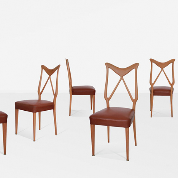 Osvaldo Borsani Italian Dining Chairs