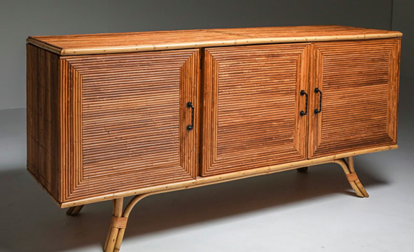 French Riviera Bamboo Side Board